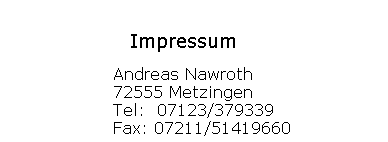 Bild: impresum text